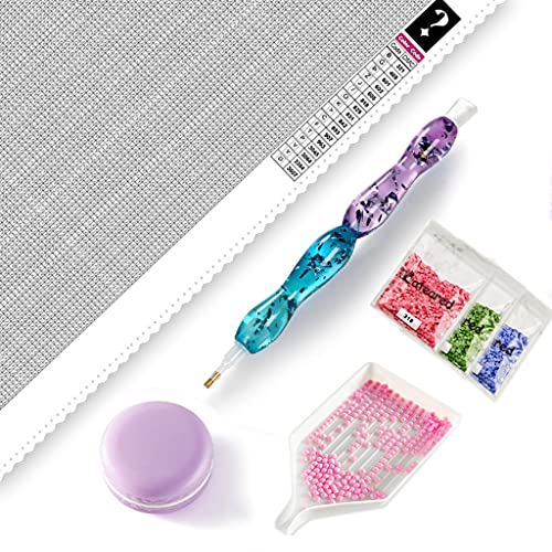 CATEARED Mystery Diamond Painting Kit for Adults, Unknown Picture 5D Diamond Art Kit with Full Accessories Paint by Numbers for DIY Craft Wall Decor (Square Drills,Random Size)