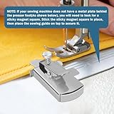 TIGARI Magnetic Seam Guide for Sewing Machine, Magnetic Sewing Guide with Clip, Multifunctional Ruler, Hemmer Guide, Seam Guide, Hem Guide for Walking Foot Sewing Machine, Sewing Supplies Accessories