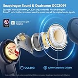 EarFun Air Pro 4 Adaptive Hybrid Noise Canceling Wireless Earbuds, Qualcomm Snapdragon Sound, aptX Lossless, 6 Mics AI CVC 8.0 Call, LDAC Hi-Res Audio, 52H Playtime, Bluetooth 5.4 (Royal Blue)