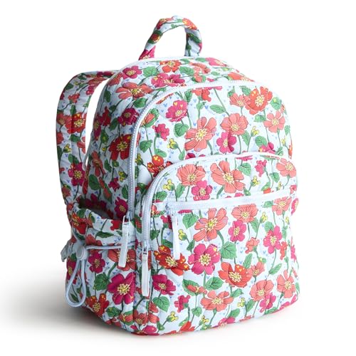 Vera Bradley Women's Disney Featherweight Bancroft Backpack, Mickey Meadow, One Size