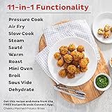 Instant Pot Pro Crisp 11-in-1 Air Fryer and Electric Pressure Cooker Combo with Multicooker Lids that Air Fries, Steams, Slow Cooks, Sautés, Dehydrates, & More, Free App With Over 800 Recipes, 8 Quart