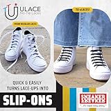 U-Lace Kiddos Children's Woven No-Tie Shoelaces - Black