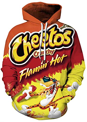 Keasmto 3D Printed Hoodies Pullover Cool Hoodie Sweatshirt Jackets for Mens Womens CH-1 XL