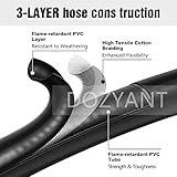 DozyAnt 4 Feet Propane Adapter Hose 1 lb to 20 lb Converter Replacement for QCC1/Type1 Tank Connects 1 LB Bulk Portable Appliance to 20 lb Propane Tank - Certified