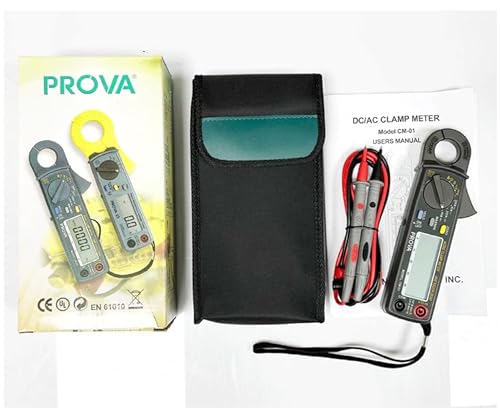 Taiwan Quality PROVA CM-07+ AC/DC Clamp Meter High Accuracy Clamp Meter AC/DC Digital Voltmeter Ammeter Pliers Multimeter Professional Electrical Multitester