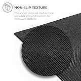 Sunshine Yoga Voyage Yoga Mat, 6 Pack, 72" x 24" Professional Studio and Gym Bulk Yoga Mats, 5mm Thick, Durable, Anti-Tear, Non Slip Fitness and Exercise Mats, Black