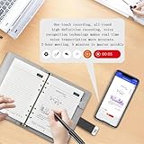 Synctify Digital Sketchbook,Synctify Sketchbook Pro Set V2,Tracify Pad,Tracifypad Notebook,Smart Notebook with Pen Real Time Sync for Smartphone, Replaceable Pen Refills & Paper (Grey-C)