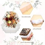 YOILES Resin Molds Silicone,Epoxy Resin Casting Craft Mold for Flower Preservation Bookends DIY Art (Large, Hexagon+Heart+Square)