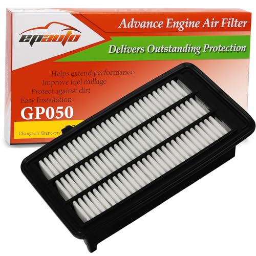 EPAuto GP050 (CA12050) Engine Air Filter, Replacement for Honda Civic 1.5L (2016–2021), CR-V 1.5L (2017–2022) – Rigid Panel Filter for Fuel Efficiency and Engine Protection