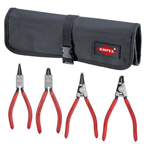 KNIPEX Tools - 4 Piece Circlip Set In Pouch Straight & 90 Degree (9K001952US)