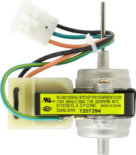 GE WR60X10168 Genuine OEM Condenser Fan Motor Assembly for GE Refrigerator