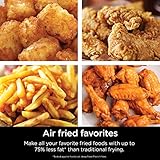 Ninja Air Fryer, Roast, Bake, Air Fry, Roast, Broil, Reheats, & Dehydrates, 4-in-1, Fries, Frozen Food, Veggies, and Juicy Meat, Less Oil, Easy Meals, Healthy Meals, Compact, 4 QT, Grey, AF101