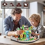 Komvoor Micro Mini Blocks Animals Building Model Set Animals Creative Architecture Zoo Park Building Sets Toys Present for Adult and Kids 14+ 5000PCS