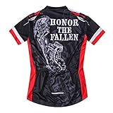 Weimostar Men's USA Cycling Jersey Short Sleeve Biking Shirts Breathable with Pokects Black Size M