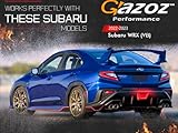 GAZOZ PERFORMANCE F1 Style 4th Brake/Fog Light Kit Rear Bumper - Plug and Play Brake Light Compatible with 2022-2025 Subaru WRX VB - Clear Lens Red Bar - Functions as Tail Lamp & Brake Lamp