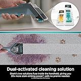 Shark Carpet Cleaner Machine, Portable Upholstery StainStriker, Spot, Odor & Stain Remover, 2 Carpet Cleaner Solutions, 4 Tools, Perfect for Pet Hair, Carpet, Area Rugs, Couches, Nordic Blue, PX202BRN