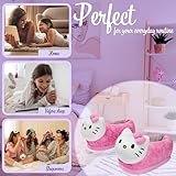 Hello Kitty Slippers for Girls Teens 3D Kawaii House Shoes Non Slip Anime Gifts (Pink, 11.5/12 US)