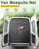 Vanhoxcci Van Bug Screen Fit for Ford Transit 2015-2024 Medium Roof Rear Door Mosquito Net Campervans Flyscreen Mesh, Center Magnetic Closure