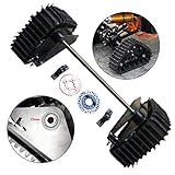 24in Go Kart Frame Rear Axle Track Assembly Go Kart Kits Buggy Quad Rear Wheel for ATV UTV Snow Sand Snowmobile Go Kart Frames No Engine Go Karts for Outdoor Adults Safe Driving Metal Black