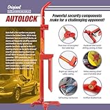 The Original Unbreakable Autolock Patented Automotive Anti-Theft System, Brake or Clutch Pedal Deadbolt Lock for Cars, Trucks, SUV's, Van Security with 3 Keys