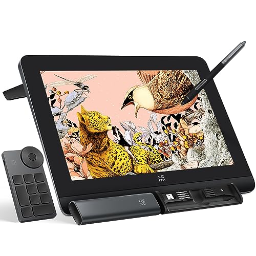 XPPen Artist Pro 16 Gen2 2.5K 16 inch QHD Drawing Tablet with Full Laminated Anti-Glare Screen 16384 Pressure Levels X3 Pro Battery-Free Stylus 159% sRGB Tilt Graphic Drawing Tablet with Mini Keydial