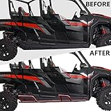 SAUTVS Extreme Kick-Out Steel Rock Sliders for General 4 1000 17-24, Combined Side Bumper Protection Frame Side Steps Nerf Bars for Polaris General XP 4 1000 2017-2024 Accessories, Replace #2881992