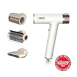 Shark Hair Dryer SpeedStyle RapidGloss Finisher and High-Velocity Dryer, Ionic Hair Blow Dryer with IQ Speed Styling and Drying Suite, No Heat Damage, Best for Straight and Wavy Hair, Silk, HD331