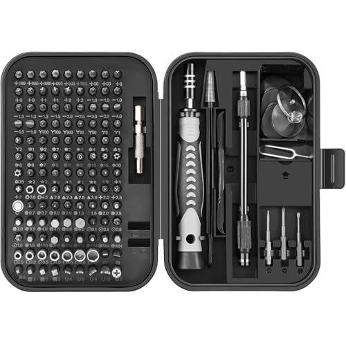 ORIA Precision Screwdriver Set, 130 in 1 Screwdriver Kit with 120 Screwdriver Bits(117 PCS 28mm, 3 PCS 35mm), Repair Tool Kit for Smart Phone, Household Appliances