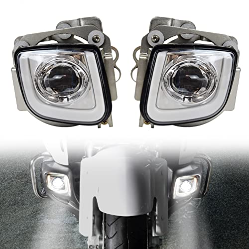 VEISUTOR LED Fog Light Kit for Goldwing, Rectangular Driving Fog Lamps Turn Signal Running Lights for Honda Gold Wing GL1800 2012-2017 F6B 2013-2017 Accessories