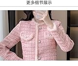 Women Winter Small Fragrance Tweed 2 Piece Sets Korean Chic Skirt Set Elegant Two Piece Suits 2342 S