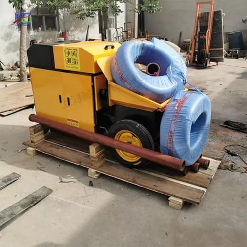 Mini Concrete Pump Machine, Construction Site Long Distance Concrete Conveyor Pump Mixer