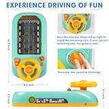 Beacron Musical Steering Wheel Toys for Boys 4-6, Toddler Simulated Driving Racing Car Game with Sound Ages 3+ Year Old, Interactive Educational Learning Race Truck for Kids Girls Xmas Birthday Gifts