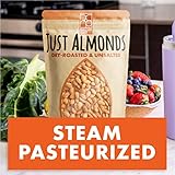 Roastery Coast - Daily Nuts Just Roasted Almonds | Almonds Bulk 3 LB | Unsalted Nuts| Slow Dry Roasted | Steam Pasteurized | Plant Protein | Gluten Free | Non-GMO | Low carb | Keto Snack | Prime Snack