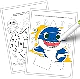 Paint with Water Super Set for Toddlers, Kids - Bundle with 3 Mess Free Books with Water Surprise Brushes Featuring Baby Shark, Sesame Street, and Peppa Pig