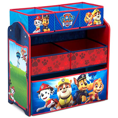 Delta Children Design & Store 6 Bin Toy Storage Organizer, Nick Jr. PAW Patrol