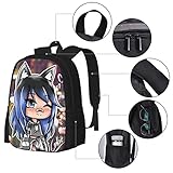 DHCUTE Casual Backpack Ga_cha Cute Life Large Capacity Schoolbag Shoulders Bag Daypack For Adults And Children