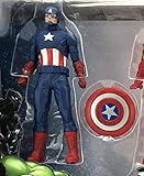 Marvel Avengers Action Figures - Iron Man, Hulk, Black Panther, Captain America, Spider Man, Ant Man, War Machine & Falcon! (8)