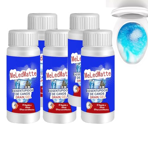 Powerful Pipe Dredging Agent Meledmatte,Powerful Pipe Dredge Deodorant,Pipeline Dredging Agent,for Kitchen Toilet Pipeline Quick Cleaning Tool,Drain Clog Remover Agent,Sink Drain Cleaner(5pcs)