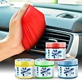 DNA MOTORING TOOLS-00150 (4 Pack) Car Cleaning Jelly Auto Detailing Tool Universal Clean Gel Auto Vent Air Interior Home & Office Electronics Keyboard Cleaner (4 Units),Blue+Red+Green+Yellow