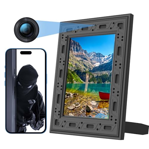 Small-ECO Hidden Camera Picture Frame - Spy Camera - WiFi HD 1080P - Offline PIR Motion Detection Video Record Video-only Night Vision - 365 Days Standby Nanny Cam