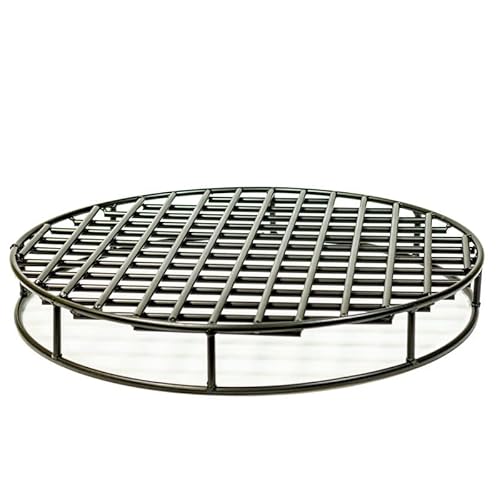 Walden Backyards Round Fire Pit Grate - High Temperature Heavy Duty Steel Above Ground Firegrate for Outdoor Pits and Campfire - 24”