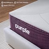 Purple Restore Soft Queen Mattress – 11.5" GelFlex Grid, Better Than Memory Foam, Temperature Neutral, Responsive, Breathable, Coil Core Support, Made in USA