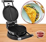 Health and Home 3-in-1 Waffle, Omelet, Egg Waffle Maker, 3 Removable Nonstick Baking Plates, Upgraded 360 Rotating Belgian Maker