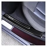 Auto Pedal Metal Protective Shell Threshold Car Sticker Compatible for Mini Cooper F54 Clubman F55 F60 Accessories Styling Modification(F54 Silver)