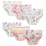 Baby Soft Cotton Panties Little Girls'Briefs Toddler Underwear (Pack of 6) 10/12yrs Mixed Colour