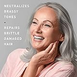 Just Nutritive Gray Hair Shampoo and Conditioner Set for Gray Hair Kit, Natural Shampoo and Conditioner for Gray Hair Bundle, 16 oz Each Product