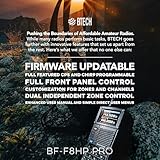 BAOFENG BF-F8HP PRO (UV-5R 7th Gen) 8W Tri Band Two-Way Radio - VHF/1.25M/UHF, IP54, 1000 Channels, GPS, Aviation Band Scanner, NOAA Weather Mode, USB-C Rechargeable Battery