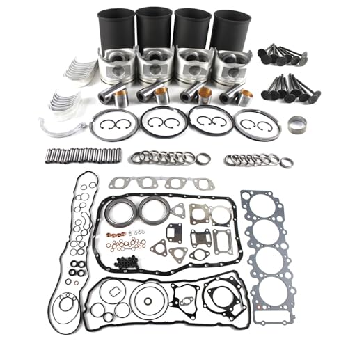 Otobaijeni 4HL1 Engine Overhaul Rebuild Kit with 16 Valve Kit for Isuzu 4HL1 Engine NPR-HD NQR NRR Truck Engine Rebuild Repair Aftermarket Parts