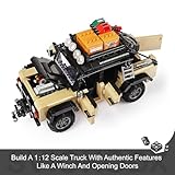 SVIOKODX Off-Road Car Moc Building Blocks and Engineering Toy， Collectible Model Car Kits to Build，Cars for Adult Age 8-16 1:12 Scale Truck (1613 Pieces Bricks)