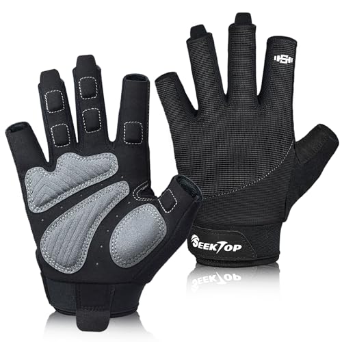 Seektop Workout Gloves for Men and Women, Weight Lifting Gloves with Full Protection, Excellent Grip, Gym, Breathable Exercise Gloves for Weightlifting, Fitness, Training
